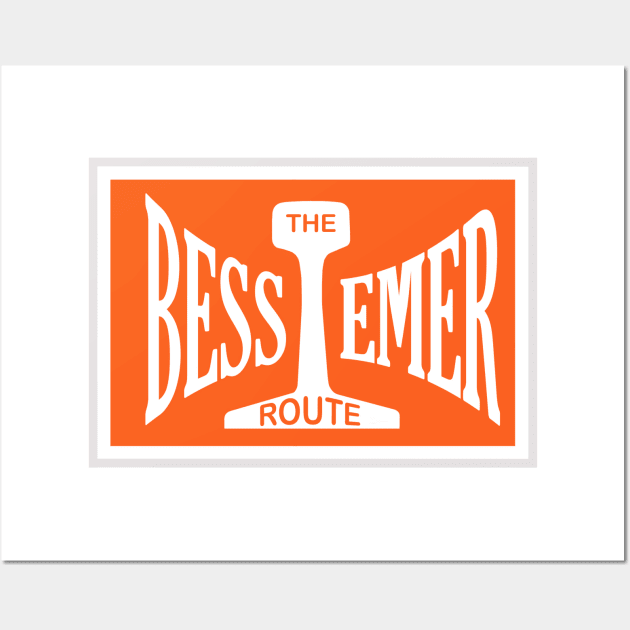 Bessemer and Lake Erie Railroad Wall Art by Railway Tees For All